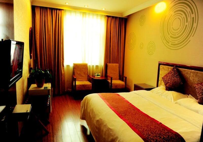 בית מלון כפרי Greentree Inn Jining Wenshang Baoxiang Temple Express