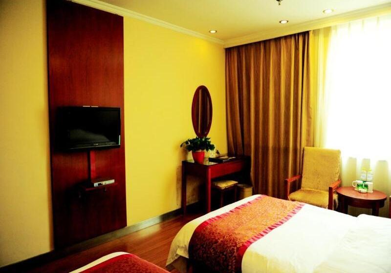 בית מלון כפרי Greentree Inn Jining Wenshang Baoxiang Temple Express