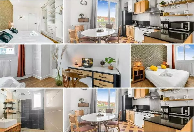 Homey Coloc Gatsby   New, Parking Gratuit, Proche Gare, Balcons Privés, établissement élégant Et Mod