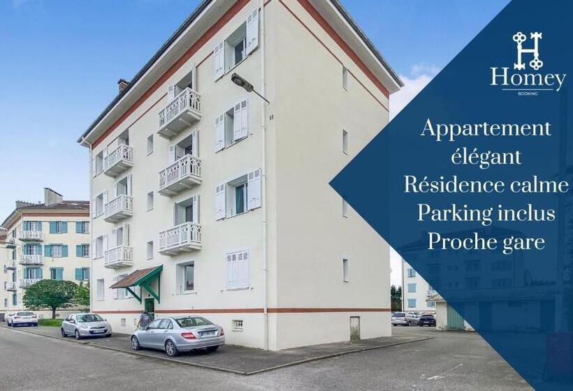 Homey Coloc Gatsby New, Parking Gratuit, Proche Gare, Balcons Privés, établissement élégant Et Mod