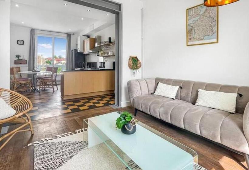 Homey Coloc Gatsby New, Parking Gratuit, Proche Gare, Balcons Privés, établissement élégant Et Mod