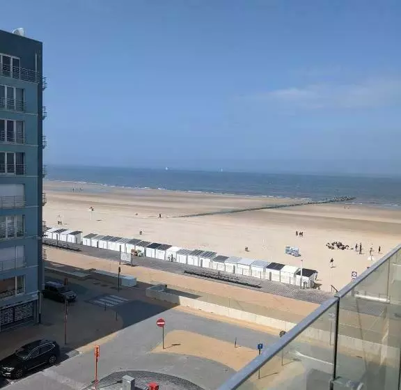 Studio Sun South  Seaview Sea At 15meter Ostend