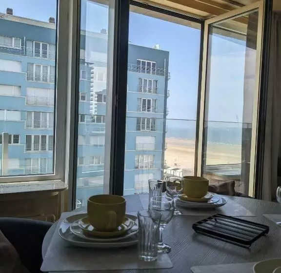 Studio Sun South  Seaview Sea At 15meter Ostend
