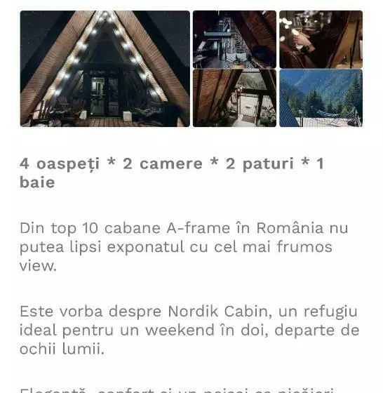 Nordik Cabin   Aframe With 2 Bedrooms