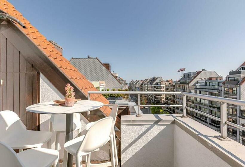 Spacious Duplex Apartment On Top Location In Knokke With Parking