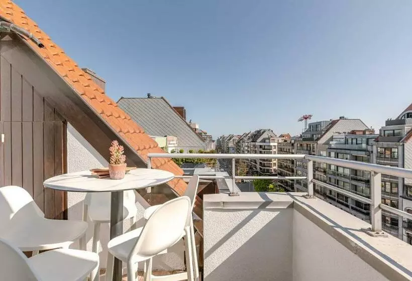 Spacious Duplex Apartment On Top Location In Knokke With Parking