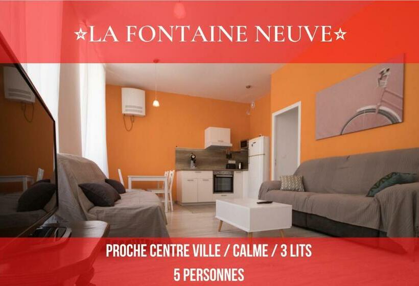 La Fontaine Neuve Avallon 5 Personnes 1 Chambre 3 Lits Parking Wifi