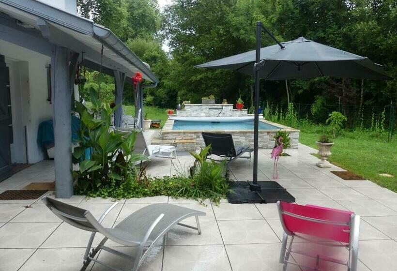 Toki Eder Chez Marisol, Piscine Chauffée, Décoration Soignée Et Océan à 15 Minutes Entre Bayonne Et