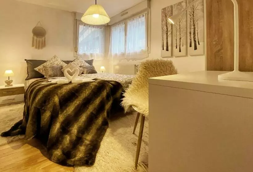 Centre Ville Au Calme , Parking Privé Intérieur Car Et Bike