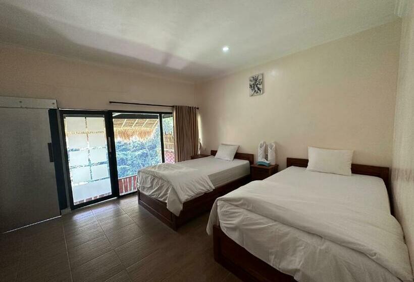 カプセルホテル Munduk Tutub Waterfall View