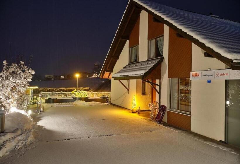 住宿加早餐 Ruhige Zimmer Im Grünen Und Studio Im Naherholungsgebiet