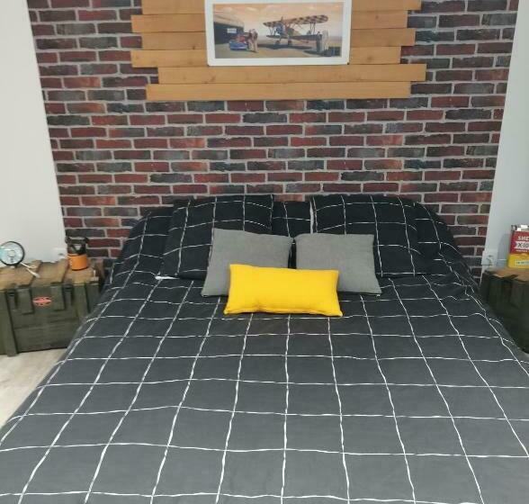 펜션 Chambre Style Rétro Garage