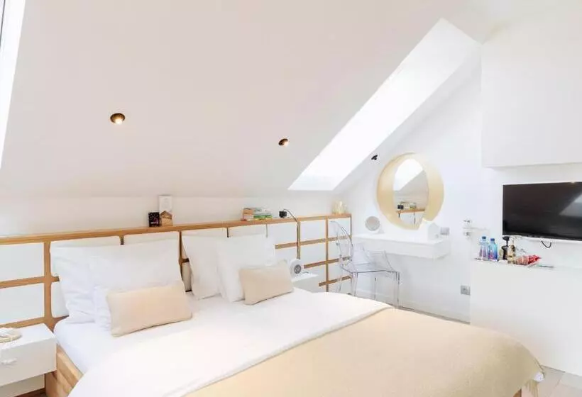 ベッドアンドブレックファースト Zimowy Domek Boutique Rooms   Adults Only Vege