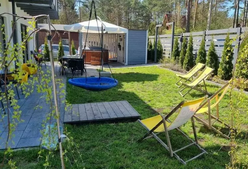 ペンション Dom Na Wczasowej Kaszuby Z Balią Z Jacuzzi I Sauną