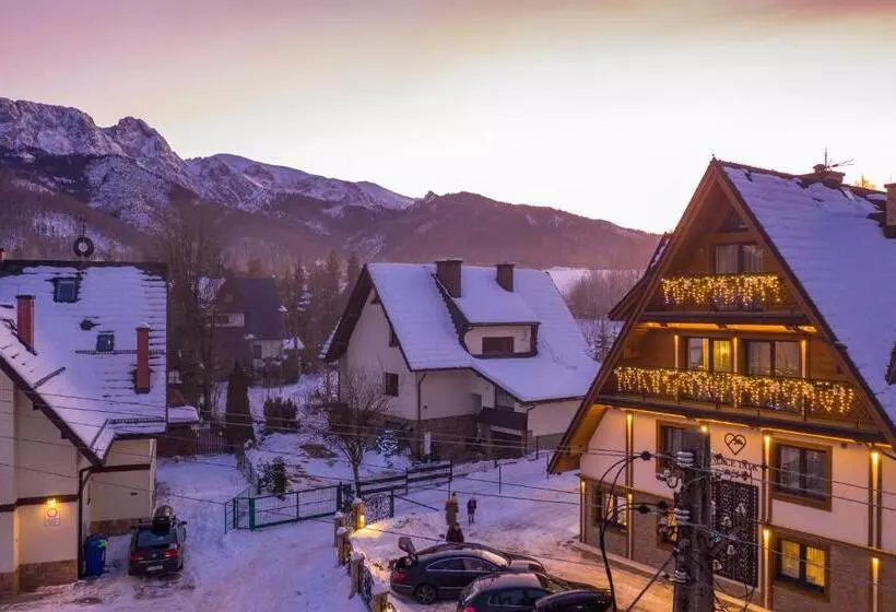 تختخواب و صبحانه Serce Tatr Residence Zakopane   Blisko Krupówek