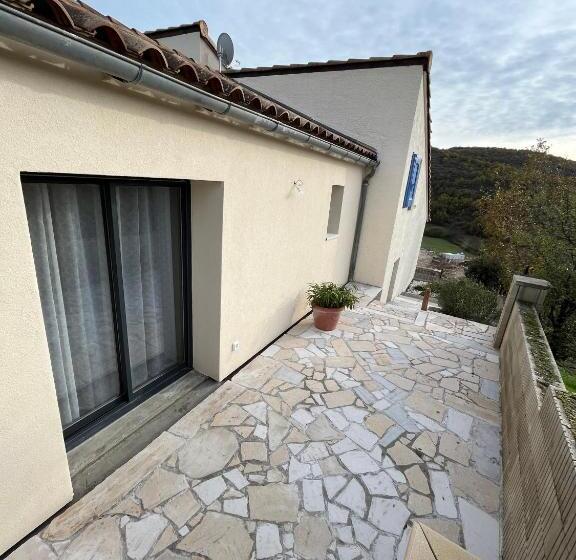 ベッドアンドブレックファースト Chambre Au Calme Avec Spa Privatif Gratuit Sud Aveyron Les Palmiers Des Causses