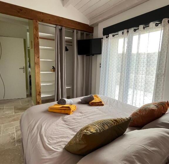 ベッドアンドブレックファースト Chambre Au Calme Avec Spa Privatif Gratuit Sud Aveyron Les Palmiers Des Causses
