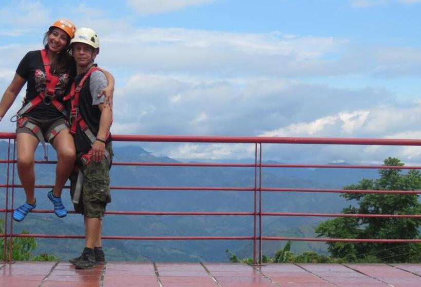 住宿加早餐  Las Cabañas Del Escobo Cabaña Guacamayas