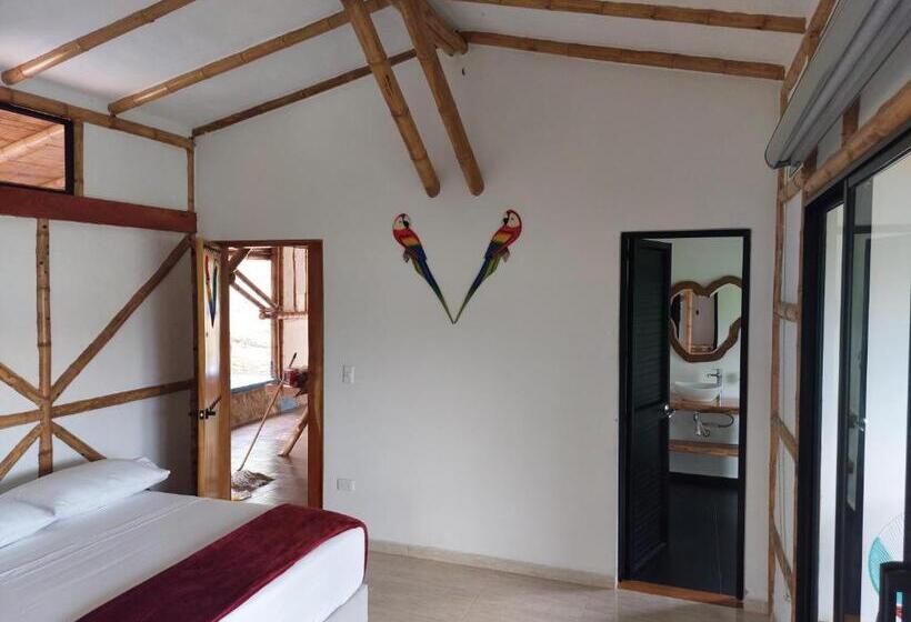 住宿加早餐  Las Cabañas Del Escobo Cabaña Guacamayas