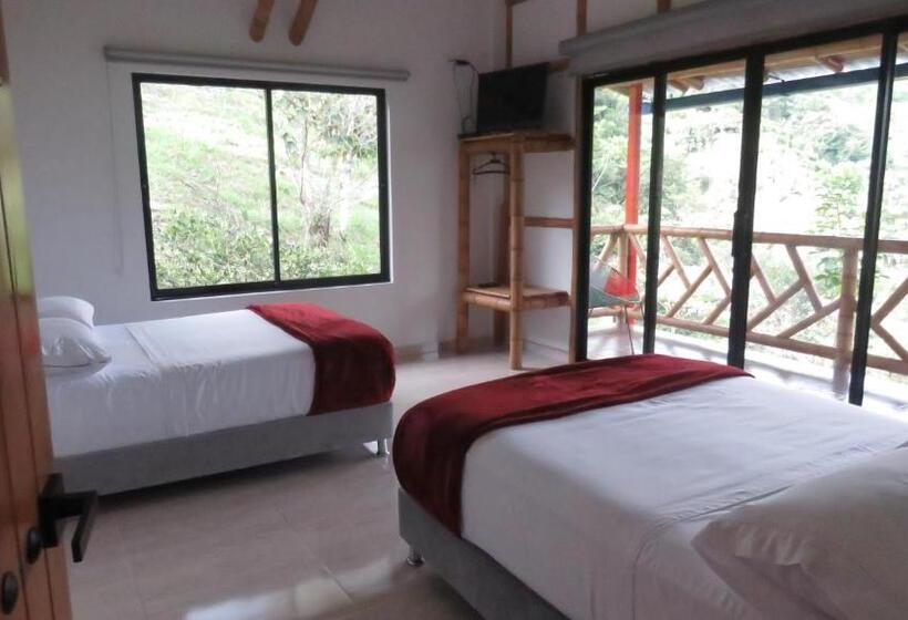 住宿加早餐  Las Cabañas Del Escobo Cabaña Guacamayas