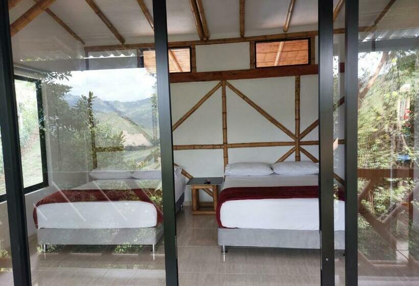 住宿加早餐  Las Cabañas Del Escobo Cabaña Guacamayas