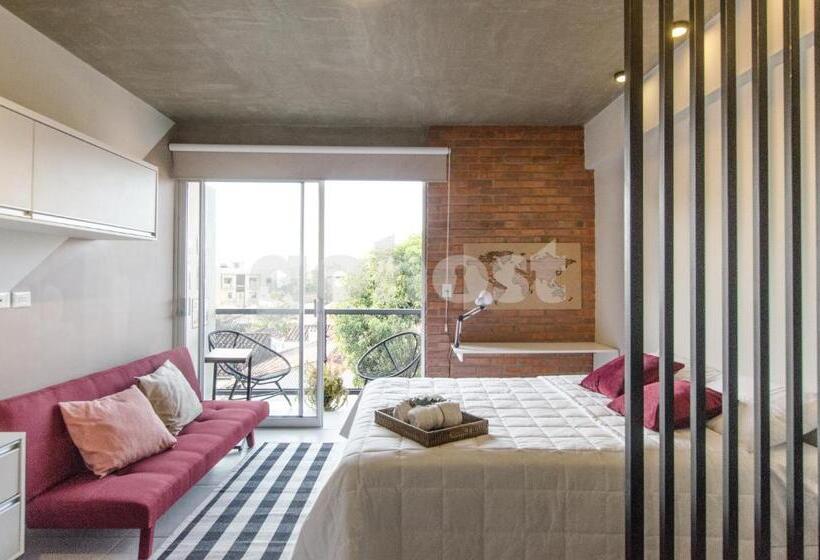 هتل Chic And Comfy Loft With Bbq Terrace And Balcony