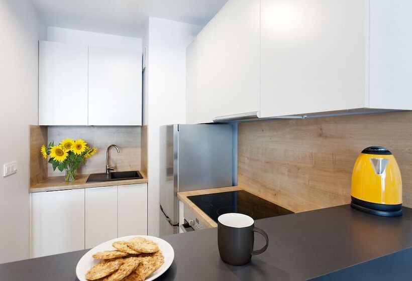 هتل E Apartments Dzielna 72