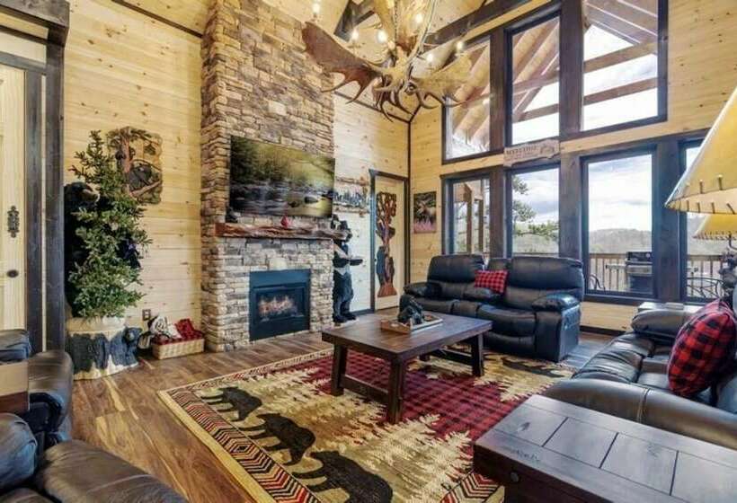 Cabin Fever 2 Bedrooms, 2 Baths, Sleeps 8 2 Cabin By Redawning