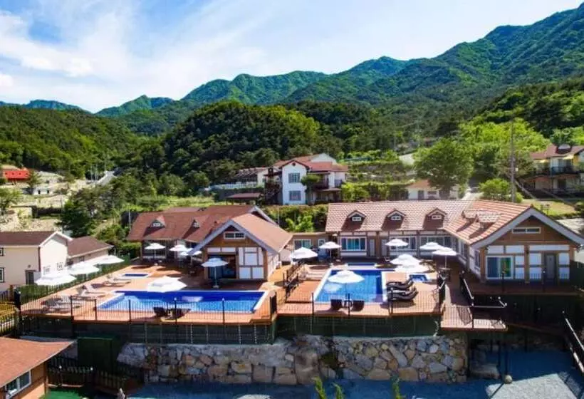 ペンション Sancheong Damga Pool Villa