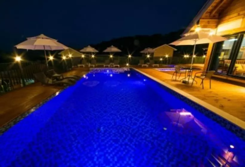 ペンション Sancheong Damga Pool Villa