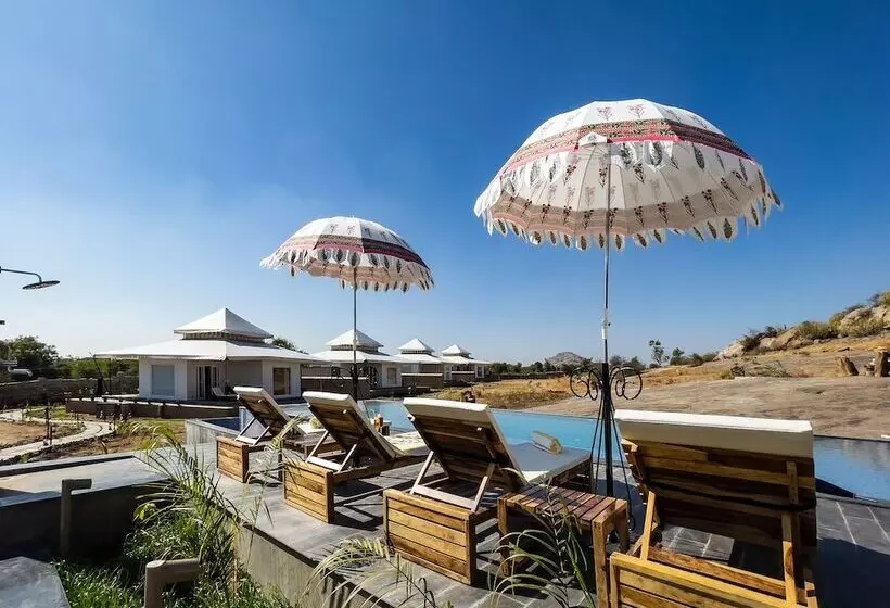 ホテル Brij Pola, Jawai   Luxury Jungle Camp With Private Pools
