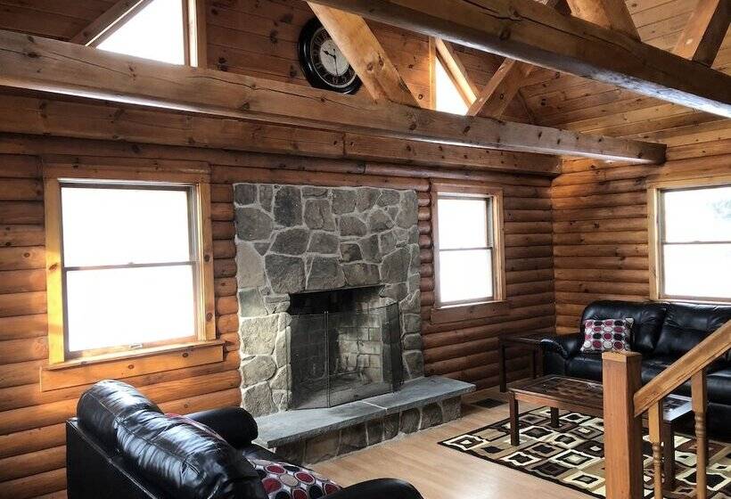 Equestrian House Log Cabin