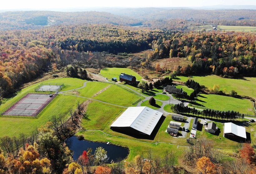Equestrian House Log Cabin