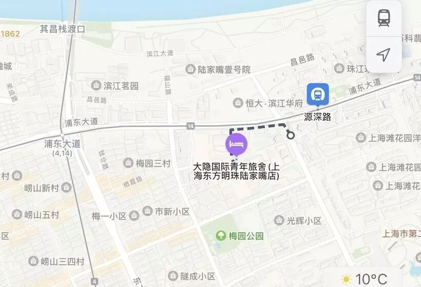 Hotelli Dayin International Youth Hostel   Shanghai Oriental Pearl Lujiazui Branch