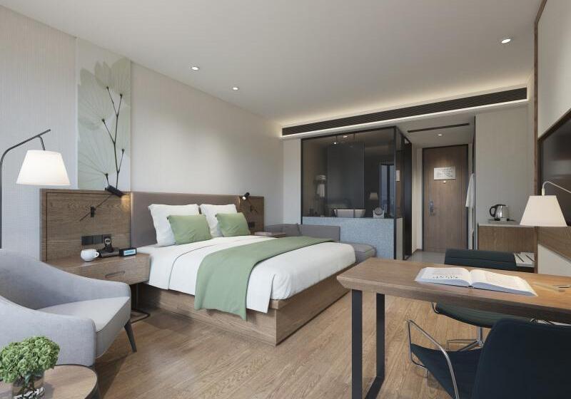 בית מלון כפרי Greentree Inn Tangshan Nanhu International Exhibition Center