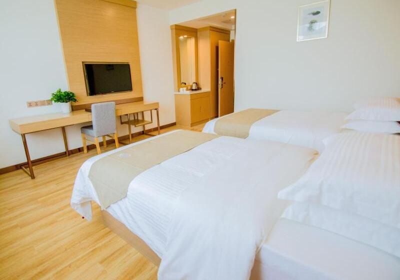 בית מלון כפרי Greentree Inn Nantong Tongzhou Zhangzhishan Town Deli Square Express