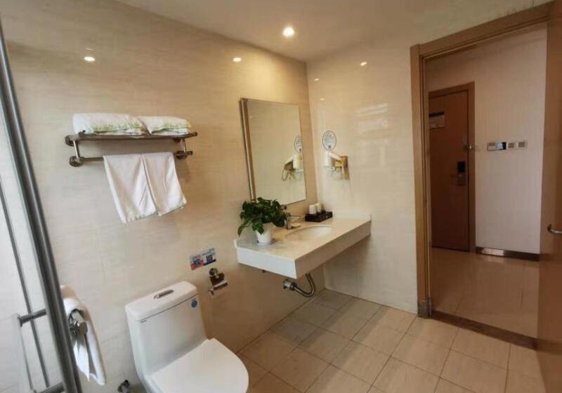 בית מלון כפרי Greentree Inn Nantong Tongzhou Zhangzhishan Town Deli Square Express