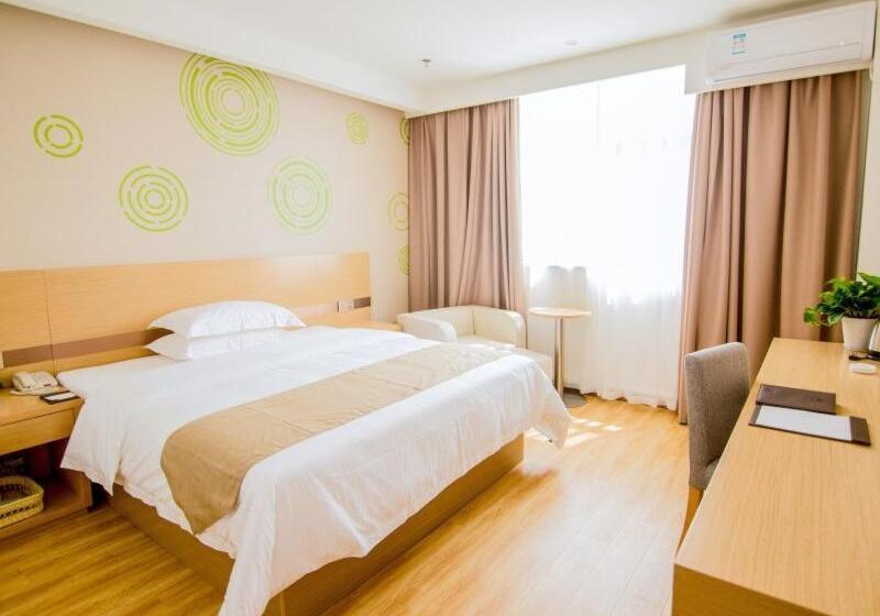 בית מלון כפרי Greentree Inn Nantong Tongzhou Zhangzhishan Town Deli Square Express