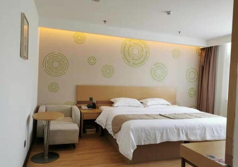 בית מלון כפרי Greentree Inn Nantong Tongzhou Zhangzhishan Town Deli Square Express