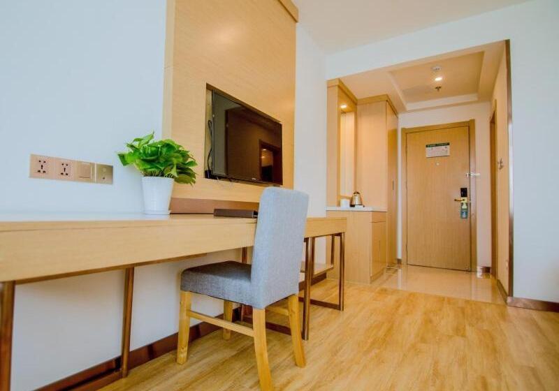 בית מלון כפרי Greentree Inn Nantong Tongzhou Zhangzhishan Town Deli Square Express