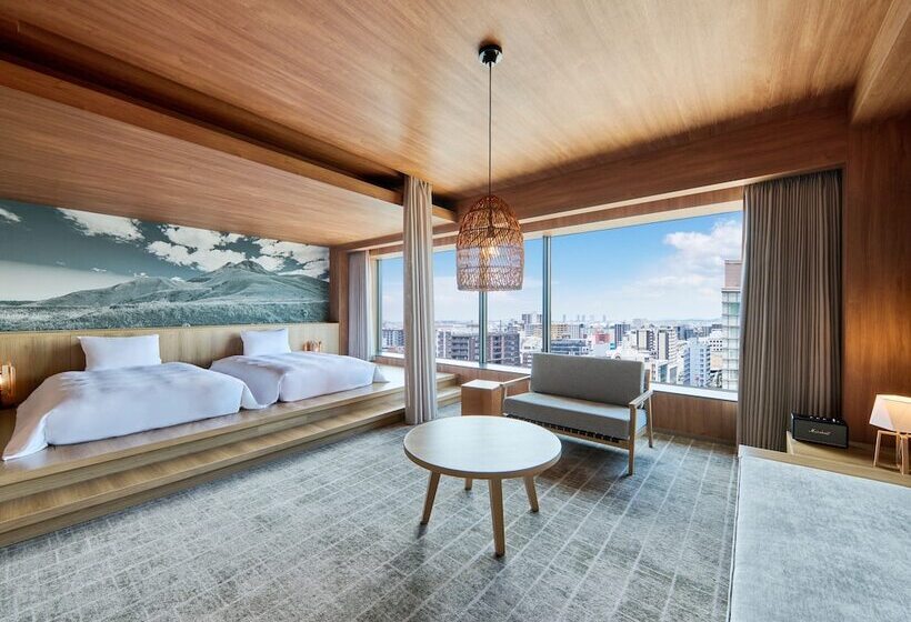 בית מלון כפרי The Royal Park Canvas Fukuoka Nakasu