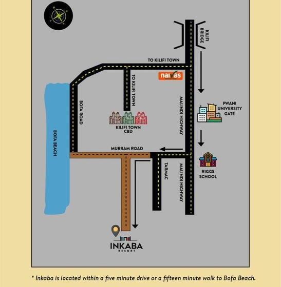 هتل Inkaba Resort & Conference Centre Kilifi