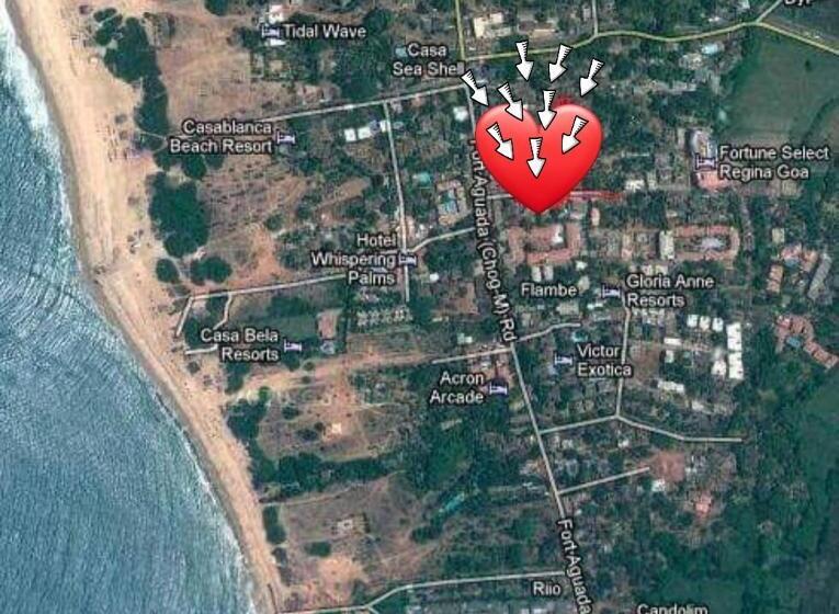 Panzió Sea Mist By Gta&h Near Sbi Bank Fort Aguada Road