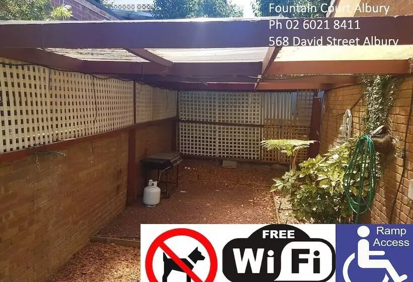 فندق على الطريق Fountain Court Motor Inn Albury