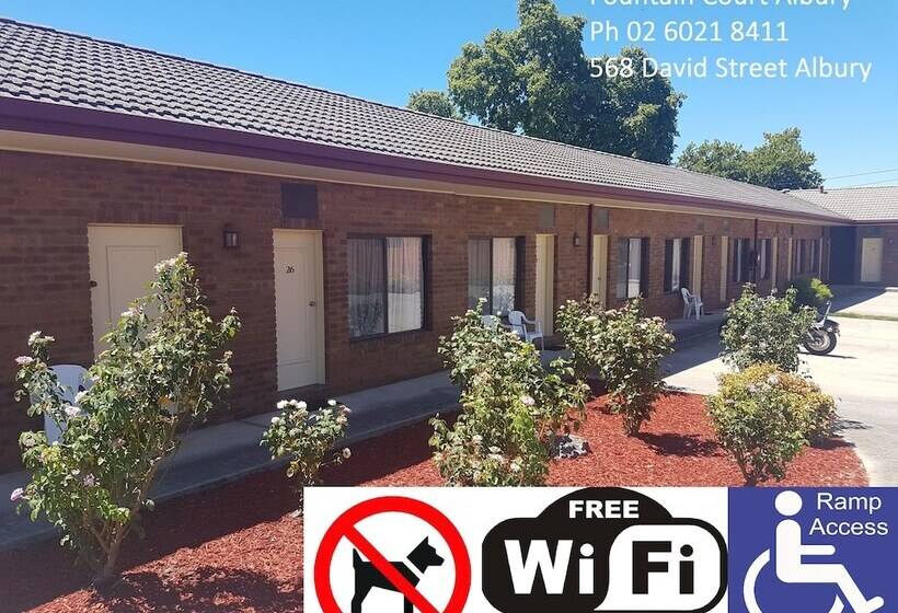 モーテル Fountain Court Motor Inn Albury