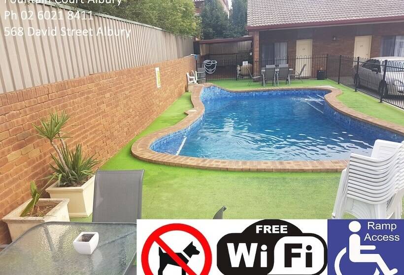 モーテル Fountain Court Motor Inn Albury