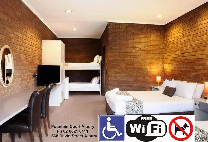 فندق على الطريق Fountain Court Motor Inn Albury