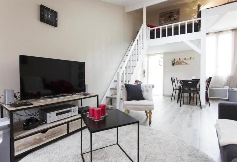 Free Parking Self Checkin Wifi Duplex La Fusterie Superbordeaux