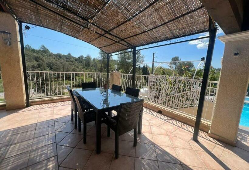 膳宿费 Haut De Villa Avec Piscine Privative