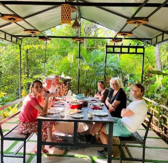 Majatalo Fab   Bamboo Hut With Open Shower